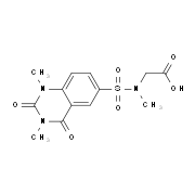 [[(1,3-Dimethyl-2,4-dioxo-1,2,3,4-tetrahydro-quinazolin-6-yl)sulfonyl](methyl)amino]acetic acid