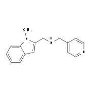 [(1-Methyl-1H-indol-2-yl)methyl]-(pyridin-4-ylmethyl)amine