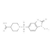 1-[(3-Methyl-2-oxo-2,3-dihydro-1,3-benzoxazol-6-yl)sulfonyl]piperidine-4-carboxylic acid