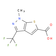 1-Methyl-3-(trifluoromethyl)-1H-thieno[2,3-c]pyrazole-5-carboxylic acid