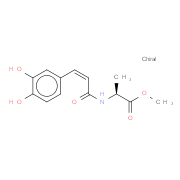 N-[(2E)-3-(3,4-dihydroxyphenyl)-1-oxo-2-propenyl]-L-alanine, methyl ester