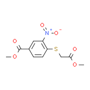 Methyl 4-[(2-methoxy-2-oxoethyl)sulfanyl]-3-nitrobenzenecarboxylate