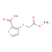 3-[(2-Methoxy-2-oxoethyl)sulfanyl]-2-thiophenecarboxylic acid