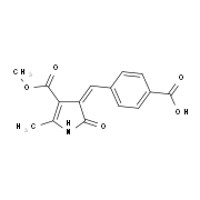 4-(4-Carboxy-benzylidene)-2-methyl-5-oxo-4,5-dihydro-1H-pyrrole-3-carboxylic acid methyl ester
