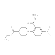 Ethyl 1-[2-(methoxycarbonyl)-4-nitrophenyl]-4-piperidinecarboxylate