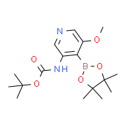 tert-Butyl 5-methoxy-4-(4,4,5,5-tetramethyl-1,3,2-dioxaborolan-2-yl)pyridin-3-ylcarbamate