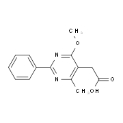 (4-Methoxy-6-methyl-2-phenyl-pyrimidin-5-yl)-acetic acid