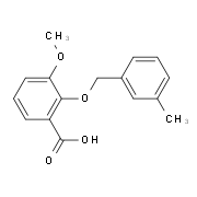 3-Methoxy-2-[(3-methylbenzyl)oxy]benzoic acid