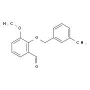 3-Methoxy-2-[(3-methylbenzyl)oxy]benzaldehyde
