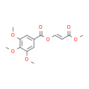 3-Methoxy-3-oxo-1-propenyl 3,4,5-trimethoxybenzenecarboxylate