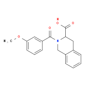 2-(3-Methoxybenzoyl)-1,2,3,4-tetrahydro-isoquinoline-3-carboxylic acid