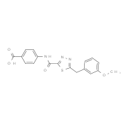 4-({[5-(3-Methoxybenzyl)-1,3,4-thiadiazol-2-yl]-carbonyl}amino)benzoic acid