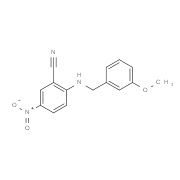 2-[(3-Methoxybenzyl)amino]-5-nitrobenzonitrile