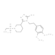 4-(3,4-Dimethoxyphenethyl)-5-(1-(ethylsulfonyl)-piperidin-3-yl)-4H-1,2,4-triazole-3-thiol