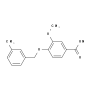3-Methoxy-4-[(3-methylbenzyl)oxy]benzoic acid
