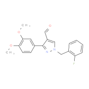 3-(3,4-Dimethoxyphenyl)-1-(2-fluorobenzyl)-1H-pyrazole-4-carbaldehyde