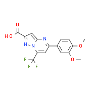 5-(3,4-Dimethoxyphenyl)-7-(trifluoromethyl)-pyrazolo[1,5-a]pyrimidine-2-carboxylic acid