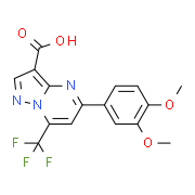 5-(3,4-Dimethoxyphenyl)-7-(trifluoromethyl)-pyrazolo[1,5-a]pyrimidine-3-carboxylic acid