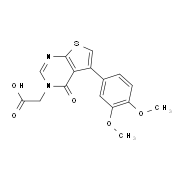 [5-(3,4-Dimethoxyphenyl)-4-oxothieno-[2,3-d]pyrimidin-3(4H)-yl]acetic acid