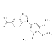 1-(3,4,5-Trimethoxyphenyl)-1H-benzimidazole-5-carboxylic acid