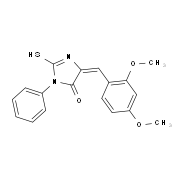 (5E)-5-(2,4-Dimethoxybenzylidene)-2-mercapto-3-phenyl-3,5-dihydro-4H-imidazol-4-one