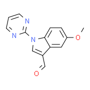 5-Methoxy-1-(2-pyrimidinyl)-1H-indole-3-carbaldehyde