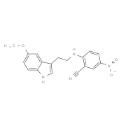 2-{[2-(5-Methoxy-1H-indol-3-yl)ethyl]amino}-5-nitrobenzonitrile