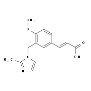 (2E)-3-{4-Methoxy-3-[(2-methyl-1H-imidazol-1-yl)-methyl]phenyl}acrylic acid