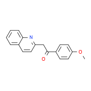 1-(4-Methoxyphenyl)-2-quinolin-2-ylethanone