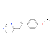 1-(4-Methoxyphenyl)-2-pyrimidin-4-ylethanone