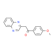 1-(4-Methoxyphenyl)-2-quinoxalin-2-ylethanone
