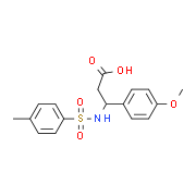 3-(4-Methoxy-phenyl)-3-(toluene-4-sulfonylamino)-propionic acid