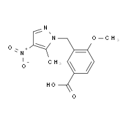 4-Methoxy-3-[(5-methyl-4-nitro-1H-pyrazol-1-yl)-methyl]benzoic acid