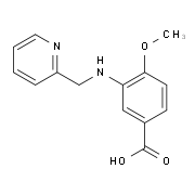 4-Methoxy-3-[(pyridin-2-ylmethyl)-amino]-benzoic acid