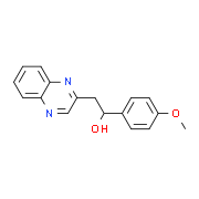 1-(4-Methoxyphenyl)-2-(quinoxalin-2-yl)ethanol