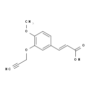 3-[4-Methoxy-3-(2-propynyloxy)phenyl]acrylic acid