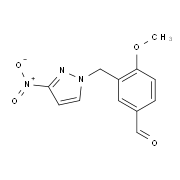 4-Methoxy-3-[(3-nitro-1H-pyrazol-1-yl)methyl]-benzaldehyde