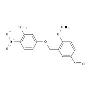 4-Methoxy-3-[(3-methyl-4-nitrophenoxy)methyl]-benzaldehyde