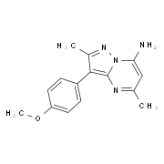 3-(4-Methoxyphenyl)-2,5-dimethylpyrazolo-[1,5-a]pyrimidin-7-amine