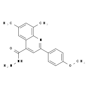 2-(4-Methoxyphenyl)-6,8-dimethylquinoline-4-carbohydrazide