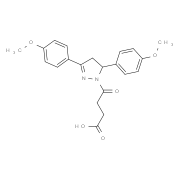 4-[3,5-Bis-(4-methoxy-phenyl)-4,5-dihydro-pyrazol-1-yl]-4-oxo-butyric acid