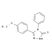 5-(4-Methoxy-phenyl)-4-phenyl-2,4-dihydro-[1,2,4]triazole-3-thione
