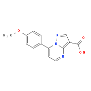 7-(4-Methoxy-phenyl)-pyrazolo[1,5-a]pyrimidine-3-carboxylic acid