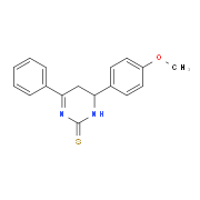 6-(4-Methoxy-phenyl)-4-phenyl-5,6-dihydro-1H-pyrimidine-2-thione