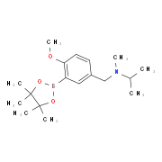 N-[4-Methoxy-3-(4,4,5,5-tetramethyl-1,3,2-dioxaborolan-2-yl)benzyl]-N-methylpropan-2-amine