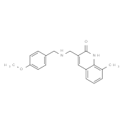 3-[(4-Methoxy-benzylamino)-methyl]-8-methyl-1H-quinolin-2-one