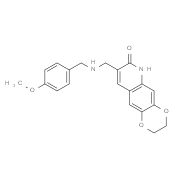 8-[(4-Methoxy-benzylamino)-methyl]-2,3-dihydro-6H-[1,4]dioxino[2,3-g]quinolin-7-one