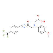 [(4-Methoxyphenyl)(2-oxo-2-{[4-(trifluoromethyl)-benzyl]amino}ethyl)amino]acetic acid