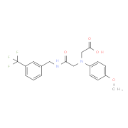 [(4-Methoxyphenyl)(2-oxo-2-{[3-(trifluoromethyl)-benzyl]amino}ethyl)amino]acetic acid