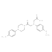 ((4-Methoxyphenyl){2-[4-(4-methylphenyl)piperazin-1-yl]-2-oxoethyl}amino)acetic acid